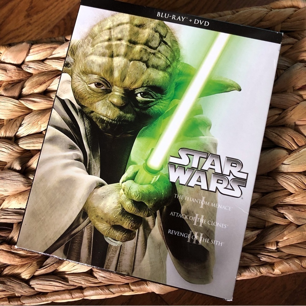 Star Wars Movies 1 thru 3 Set Blu-Ray + DVD